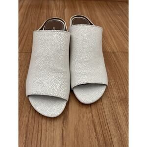 Donald Pliner Women's Shoes Slip On Open Toe Comfortable Stock Heel Size 5.5